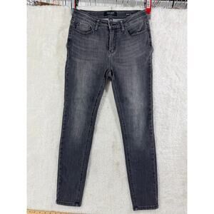 Judy Blue Jeans Size 7/28  JB8858 Style distressed Charcol Womens excellent